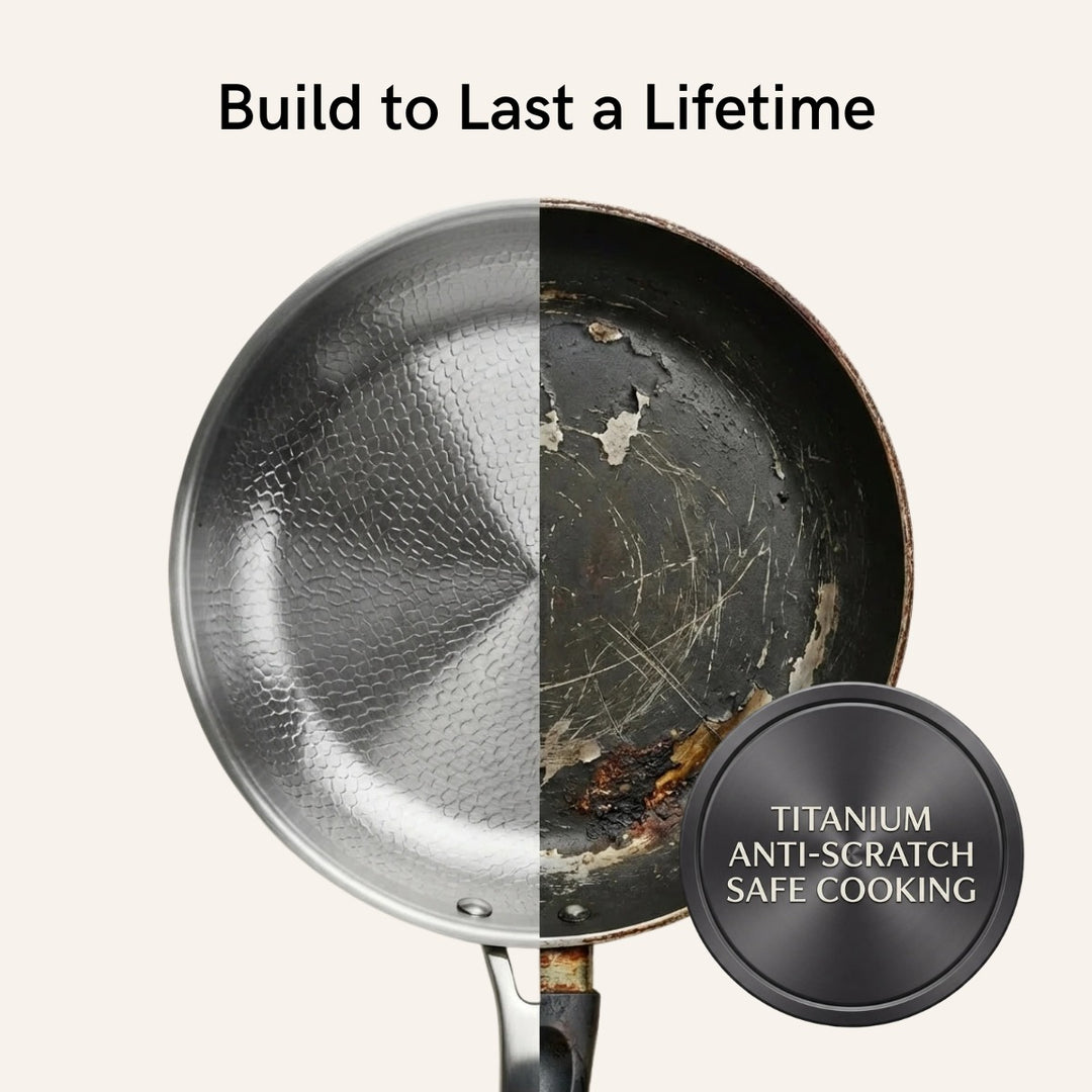 Titanium Hammered Pan